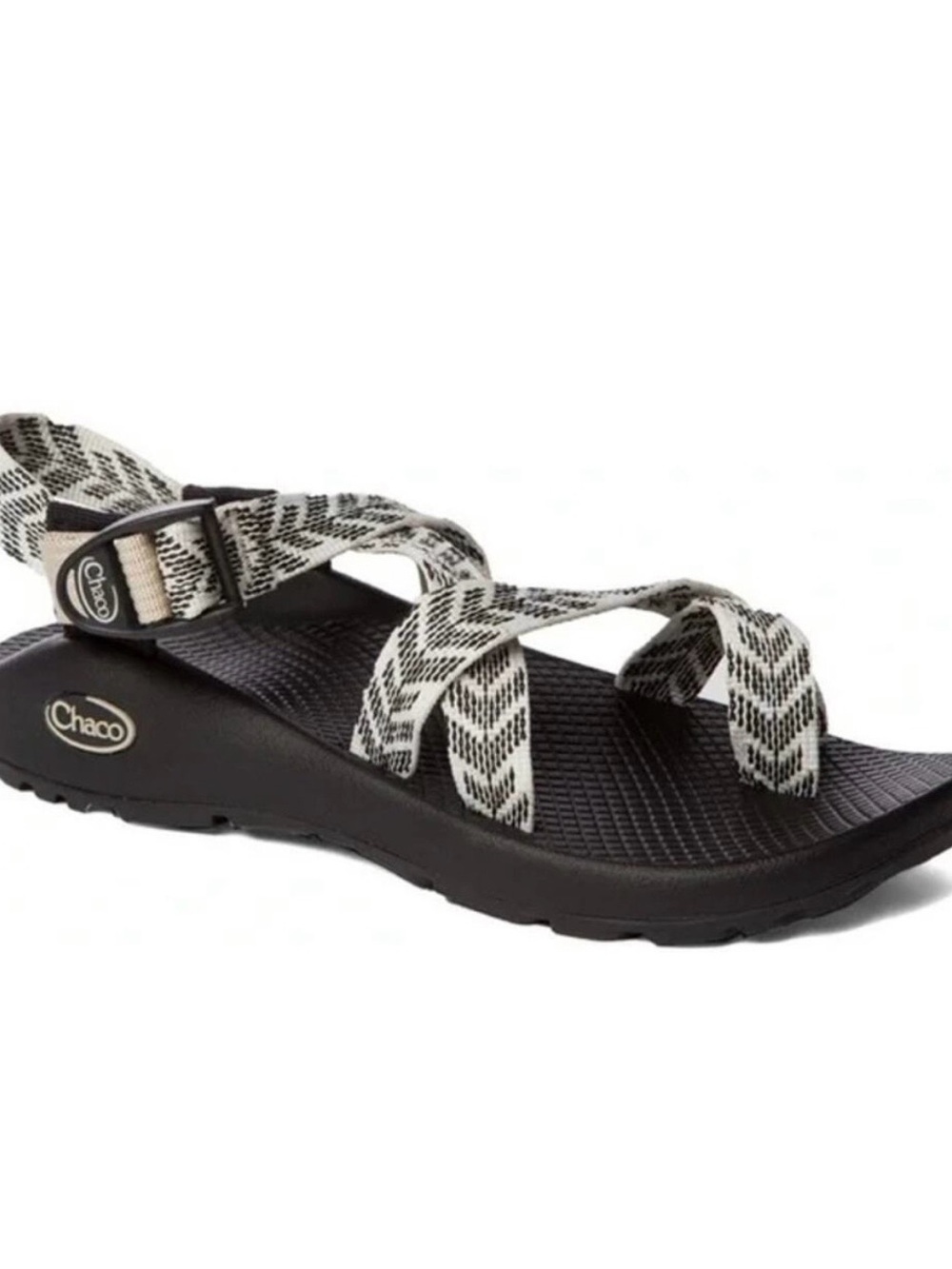 Chaco Z/2 Classic Sports Sandal Antimicrobial Arrow Strap Toe
Loop Black White